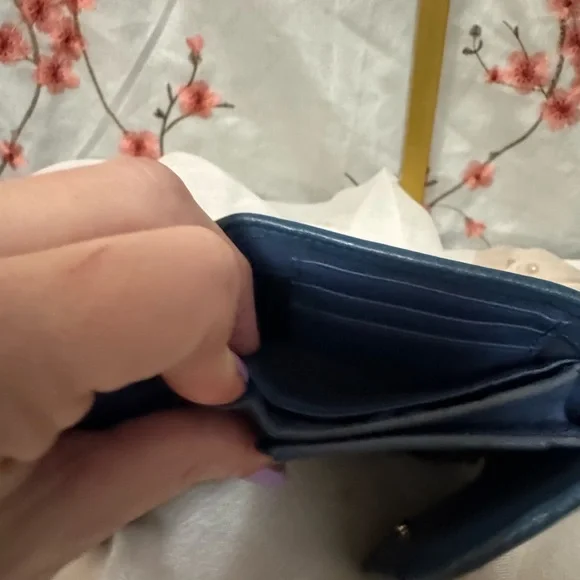 MCM Blue Leather Women's Wallet - Picture 9 of 11